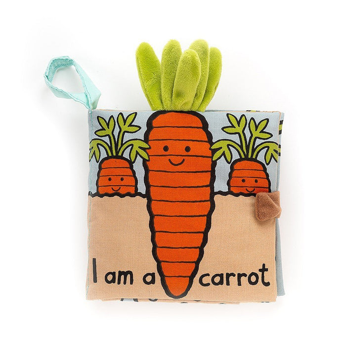 Jellycat Carrot Fabric Book - Something Different Gift Shop