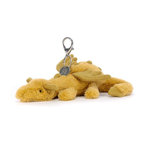 Jellycat Golden Dragon Bag Charm - Something Different Gift Shop