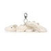 Jellycat Snow Dragon Bag Charm - Something Different Gift Shop