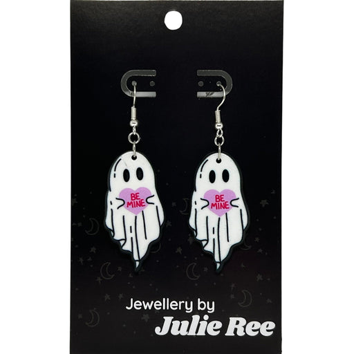 Julie Ree Earrings - Be Mine Ghost - Something Different Gift Shop
