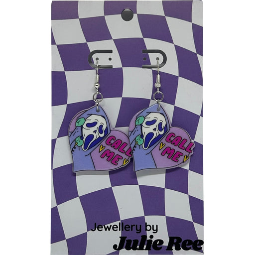 Julie Ree Earrings - Call Me - Something Different Gift Shop
