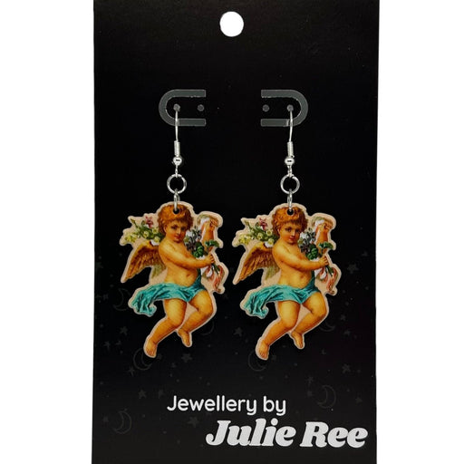 Julie Ree Earrings - Cherub - Something Different Gift Shop