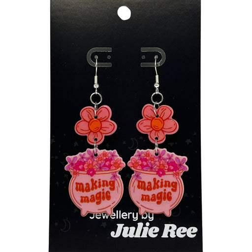 Julie Ree Earrings - Making Magic Cauldron - Something Different Gift Shop