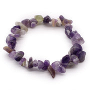 Julie Ree Gemstone Chip Bracelet - Amethyst - Something Different Gift Shop