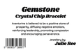 Julie Ree Gemstone Chip Bracelet - Aventurine - Something Different Gift Shop