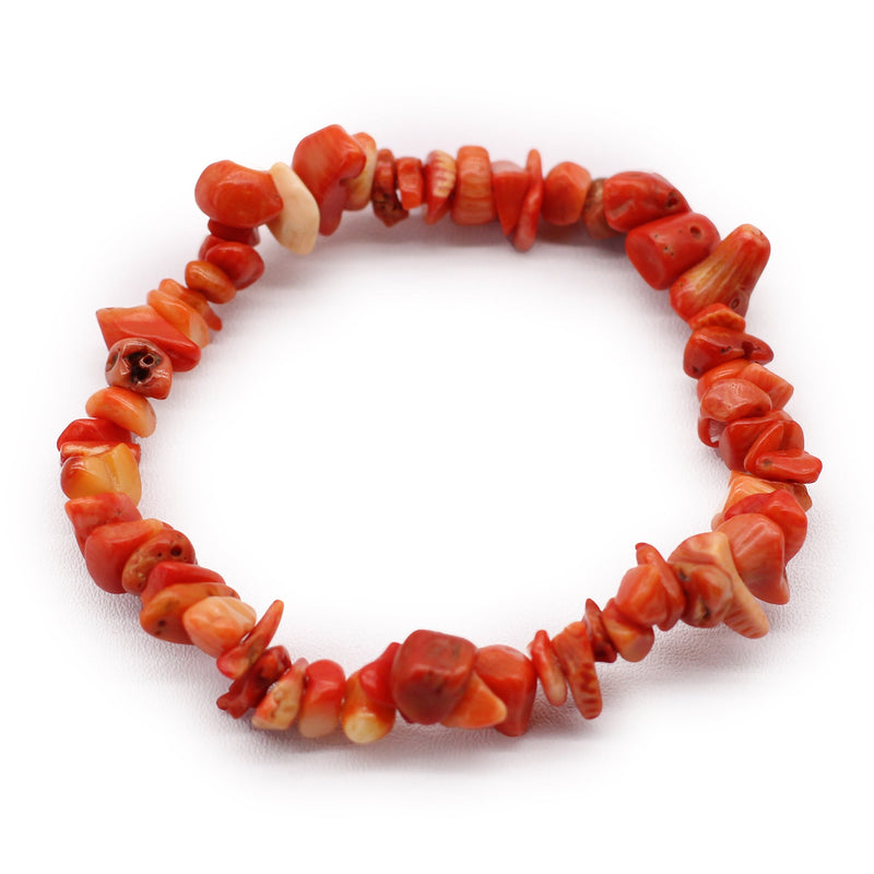 Julie Ree Gemstone Chip Bracelet - Coralite - Something Different Gift Shop