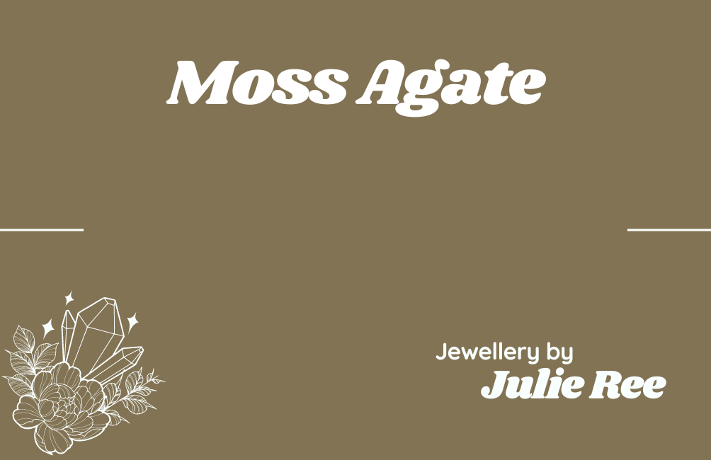Julie Ree Gemstone Chip Bracelet - Moss Agate - Something Different Gift Shop