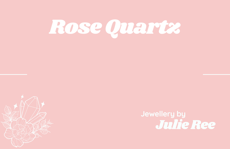Julie Ree Gemstone Chip Bracelet - Rose Quartz - Something Different Gift Shop