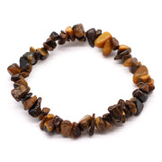 Julie Ree Gemstone Chip Bracelet - Tiger's Eye - Something Different Gift Shop