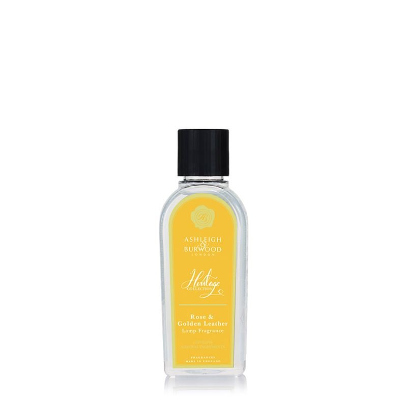 Lamp Fragrance 250ml - Golden Leather & Rose - Something Different Gift Shop