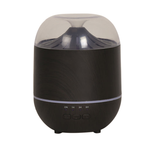 LED Ultrasonic Diffuser - Clear Dome Dark Wood - Something Different Gift Shop