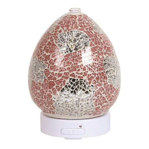 LED Ultrasonic Diffuser - Coral & Silver - Something Different Gift Shop