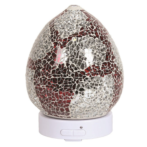 LED Ultrasonic Diffuser - Red & Silver - Something Different Gift Shop