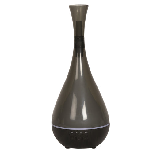 LED Ultrasonic Diffuser - Smoked Funnel Dark Wood - Something Different Gift Shop