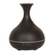 LED Ultrasonic Diffuser - Vase Dark Wood - Something Different Gift Shop