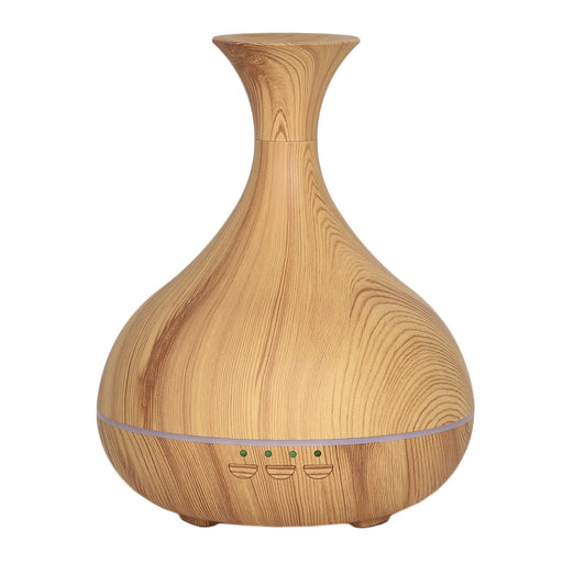 LED Ultrasonic Diffuser - Vase Light Wood - Something Different Gift Shop