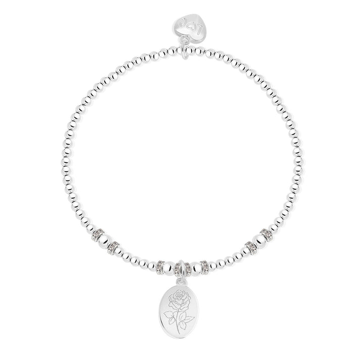Life Charms Birth Flower Bracelet - June - Something Different Gift Shop