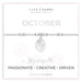 Life Charms Birth Flower Bracelet - October - Something Different Gift Shop