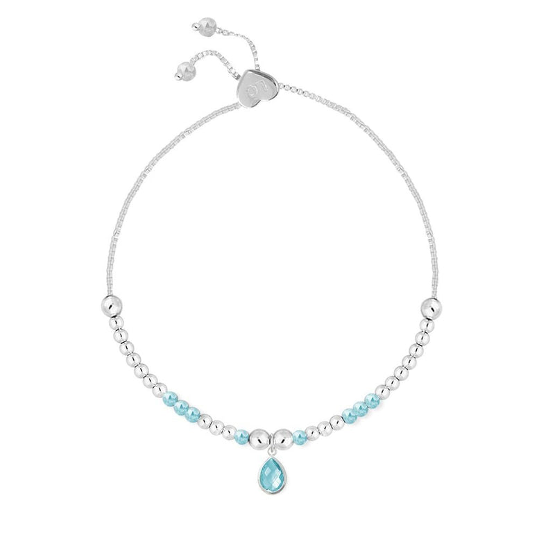 Life Charms Birthstone Bracelet - March - Something Different Gift Shop