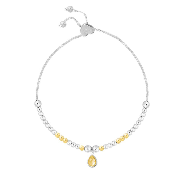 Life Charms Birthstone Bracelet - November - Something Different Gift Shop