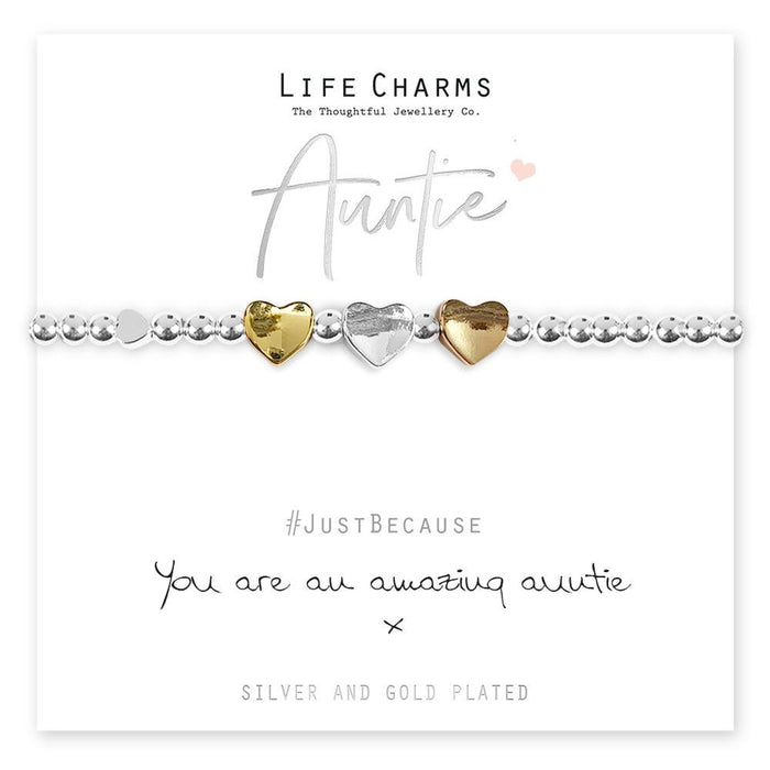 Life Charms Just Because Bracelet - Amazing Aunty - Something Different Gift Shop