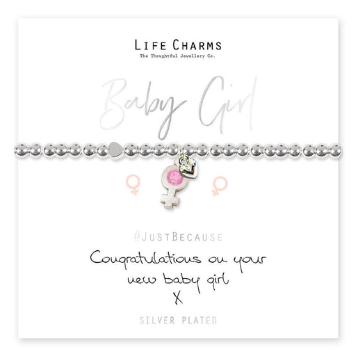 Life Charms Just Because Bracelet - Baby Girl - Something Different Gift Shop