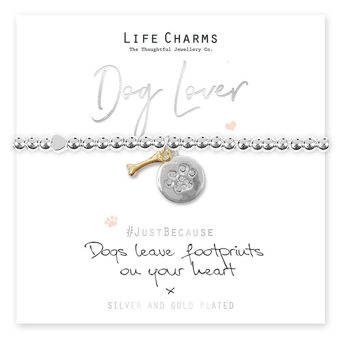 Life Charms Just Because Bracelet - Dog Lover - Something Different Gift Shop