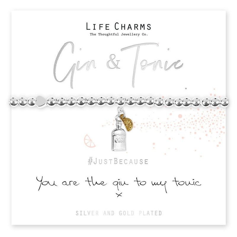 Life Charms Just Because Bracelet - Gin To My Tonic - Something Different Gift Shop