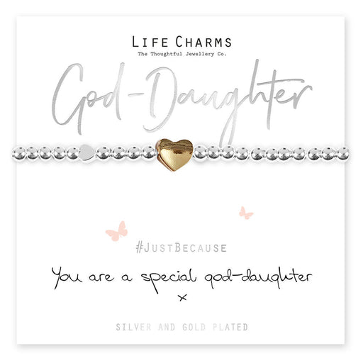 Life Charms Just Because Bracelet - God Daughter - Something Different Gift Shop