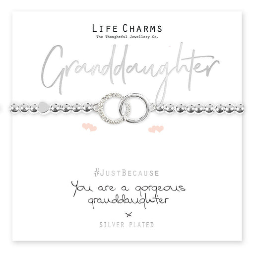 Life Charms Just Because Bracelet - Granddaughter - Something Different Gift Shop