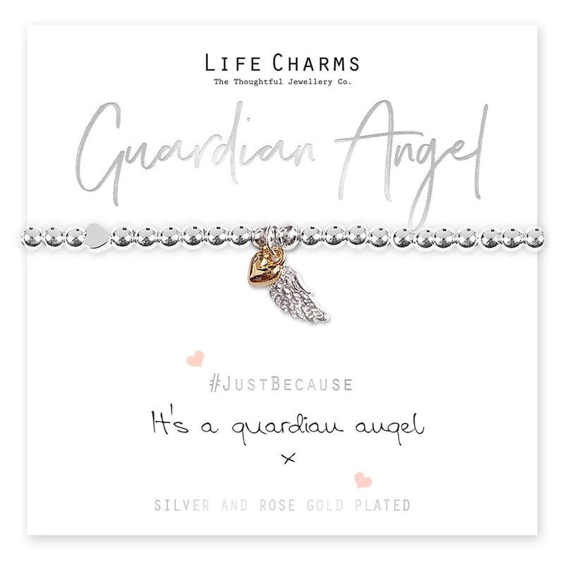 Life Charms Just Because Bracelet - Guardian Angel - Something Different Gift Shop