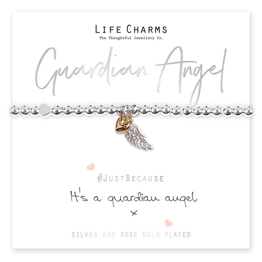 Life Charms Just Because Bracelet - Guardian Angel - Something Different Gift Shop