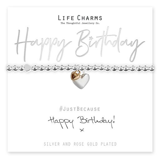 Life Charms Just Because Bracelet - Happy Birthday - Something Different Gift Shop