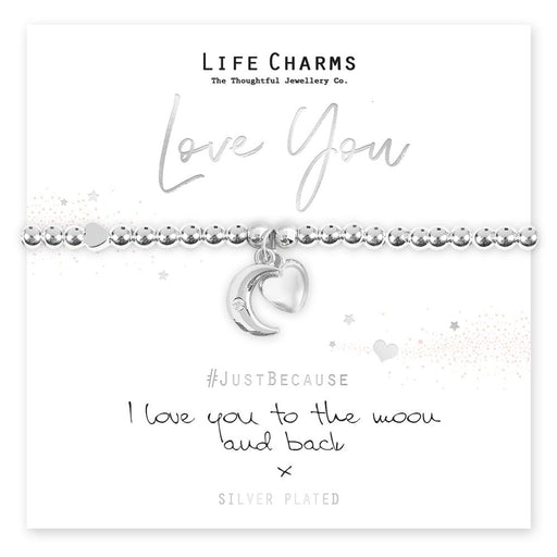 Life Charms Just Because Bracelet - Love You - Something Different Gift Shop