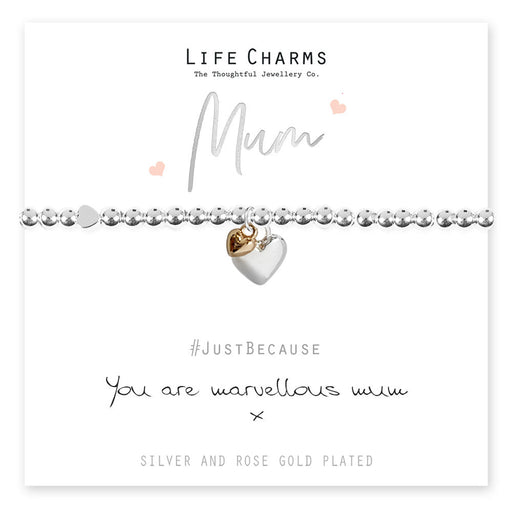 Life Charms Just Because Bracelet - Marvellous Mum - Something Different Gift Shop