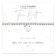 Life Charms Just Because Bracelet - One In A Million - Something Different Gift Shop