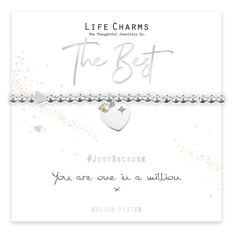 Life Charms Just Because Bracelet - One In A Million - Something Different Gift Shop