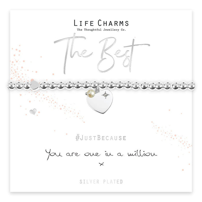 Life Charms Just Because Bracelet - One In A Million - Something Different Gift Shop