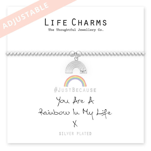 Life Charms Just Because Bracelet - Rainbow - Something Different Gift Shop