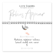 Life Charms Just Because Bracelet - Robins Appear - Something Different Gift Shop