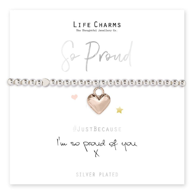Life Charms Just Because Bracelet - So Proud - Something Different Gift Shop
