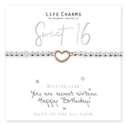 Life Charms Just Because Bracelet - Sweet 16 - Something Different Gift Shop