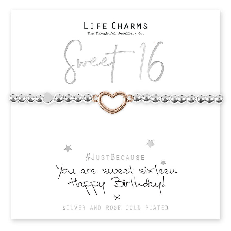 Life Charms Just Because Bracelet - Sweet 16 - Something Different Gift Shop