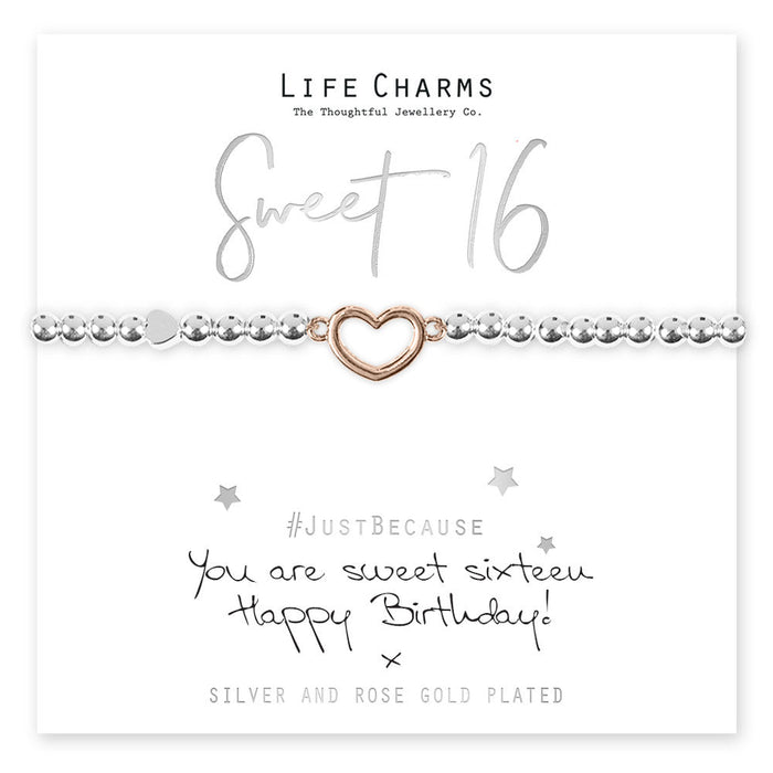 Life Charms Just Because Bracelet - Sweet 16 - Something Different Gift Shop