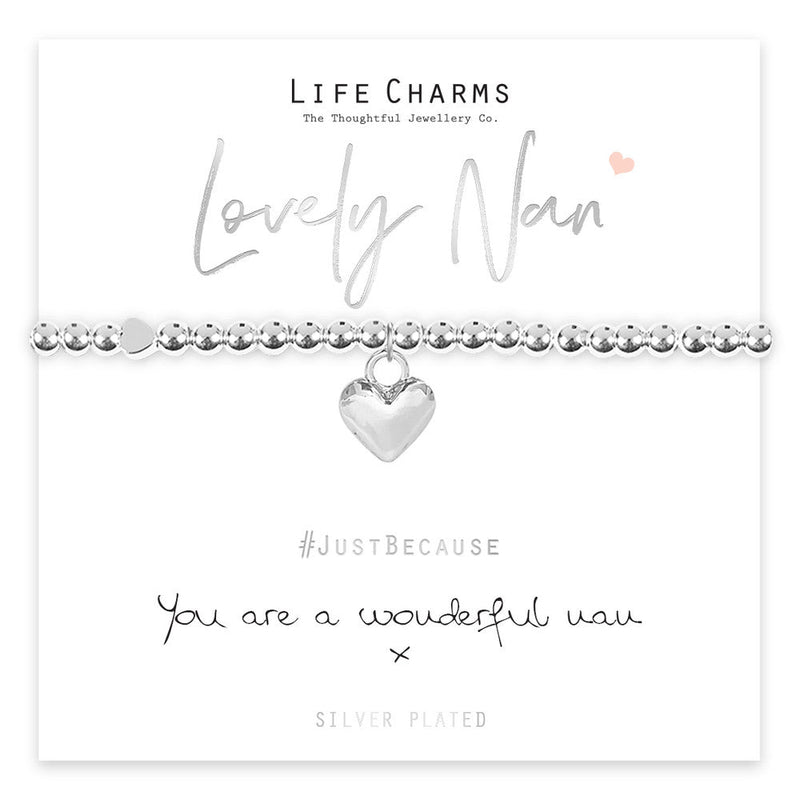 Life Charms Just Because Bracelet - Wonderful Nan - Something Different Gift Shop