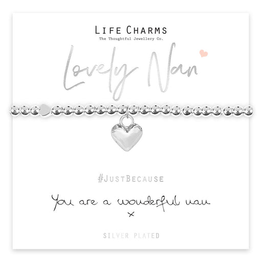 Life Charms Just Because Bracelet - Wonderful Nan - Something Different Gift Shop
