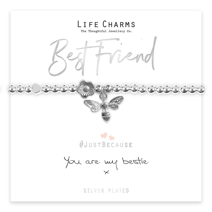 Life Charms Just Because Bracelet - You Are My Bestie - Something Different Gift Shop