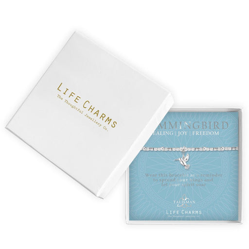 Life Charms Talisman Bracelet - Hummingbird - Something Different Gift Shop
