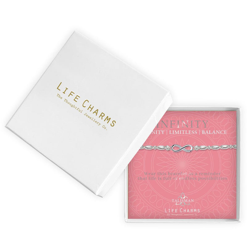 Life Charms Talisman Bracelet - Infinity - Something Different Gift Shop