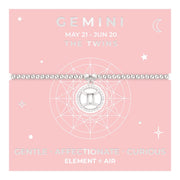 Life Charms Zodiac Bracelet - Gemini - Something Different Gift Shop